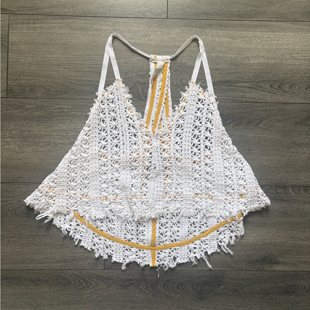5/$20 Free People Beach Crochet Tank Top XS